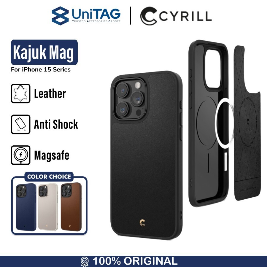 Cyrill iPhone 15 Pro Max Case Magsafe Kajuk Mag - Black ACS06632