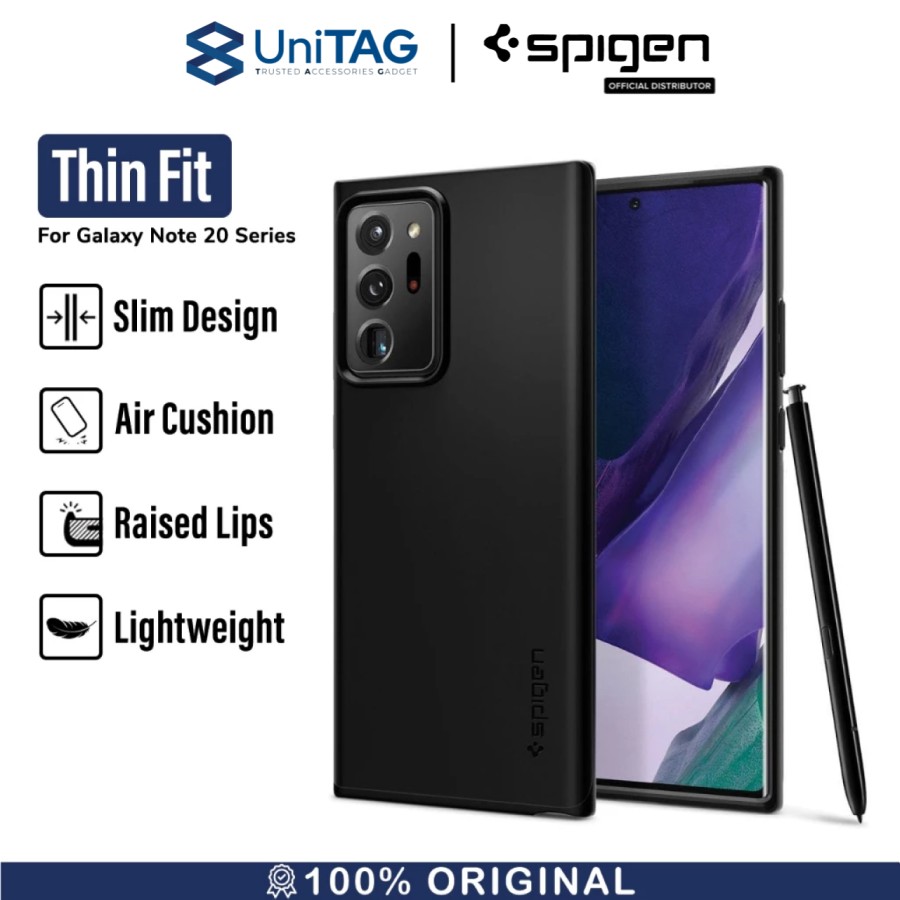 Spigen Galaxy Note 20 Ultra Case Thin Fit - Black ACS01388-1