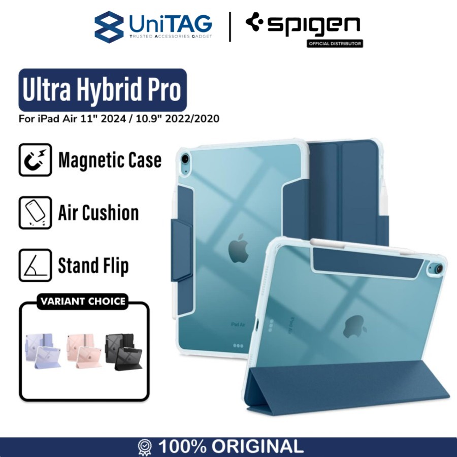 Case iPad Air 11 M2 2024 / 5/4 10.9 2022 Spigen Ultra Hybrid Pro Cover