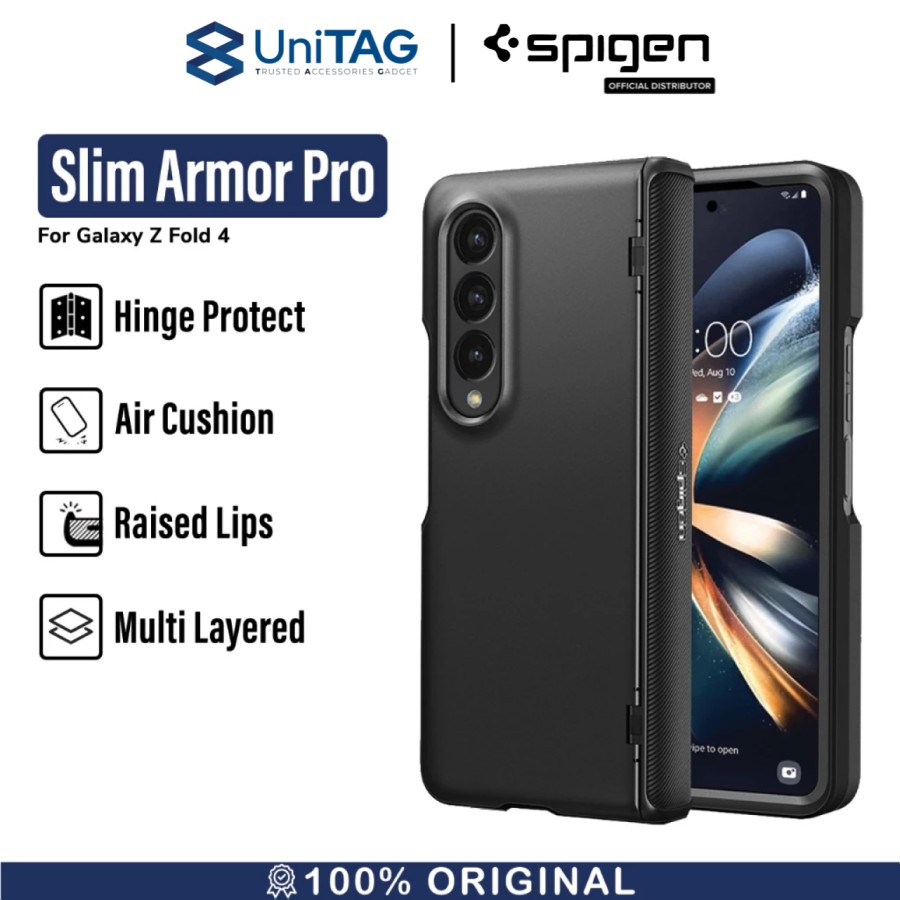 Spigen Galaxy Z Fold 4 Case Slim Armor Pro - Black ACS05107