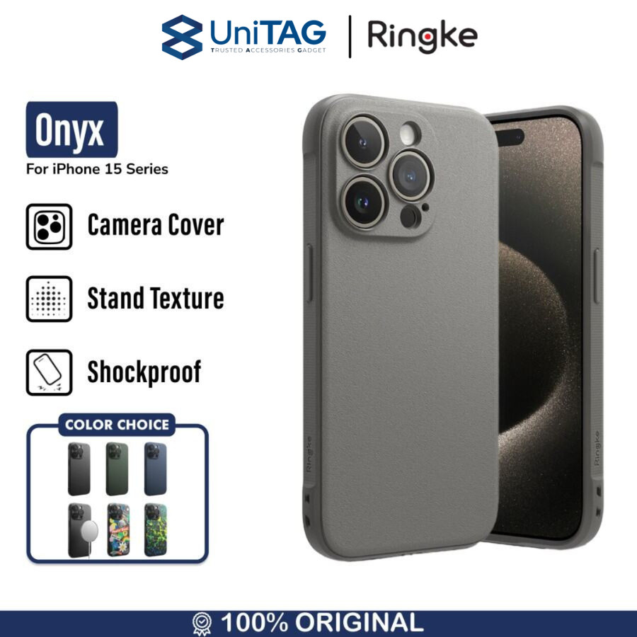 Case iPhone 15 Pro Max Plus Ringke Onyx Anti Crack MagSafe Matte Cover