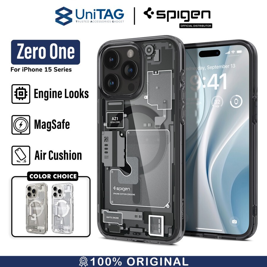 Spigen iPhone 15 Pro Max Case Magsafe Ultra Hybrid MagFit Zero One ACS06582