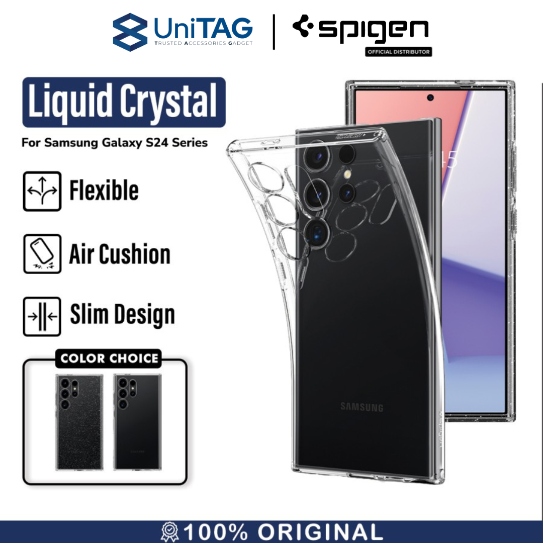 Spigen Galaxy S24 Ultra Case Liquid Crystal - Crystal Clear ACS07283