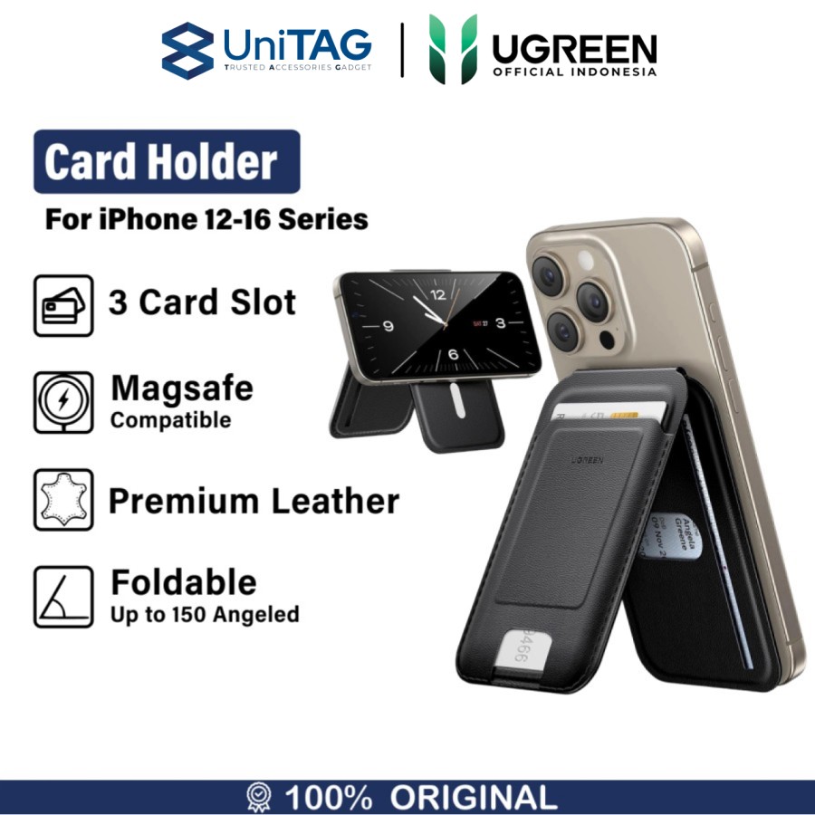 UGREEN Card Holder Magsafe with Stand - Black LP836 45165