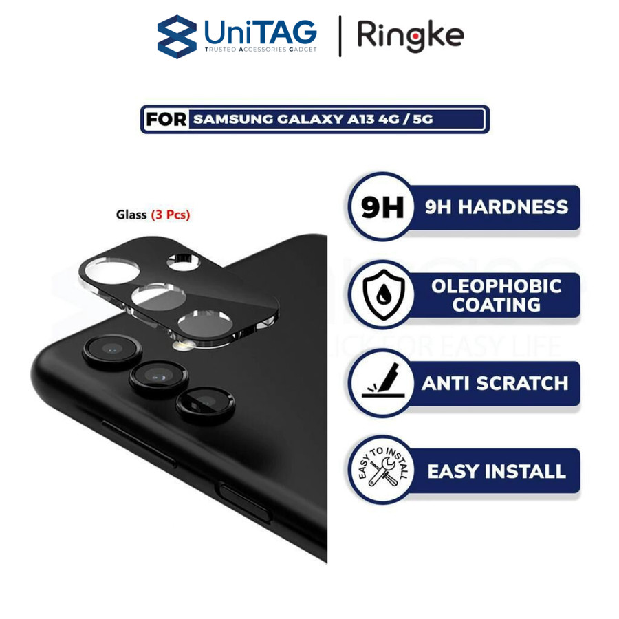 Ringke Galaxy A13 4G Camera Protector Tempered Glass 3 pack C1G028