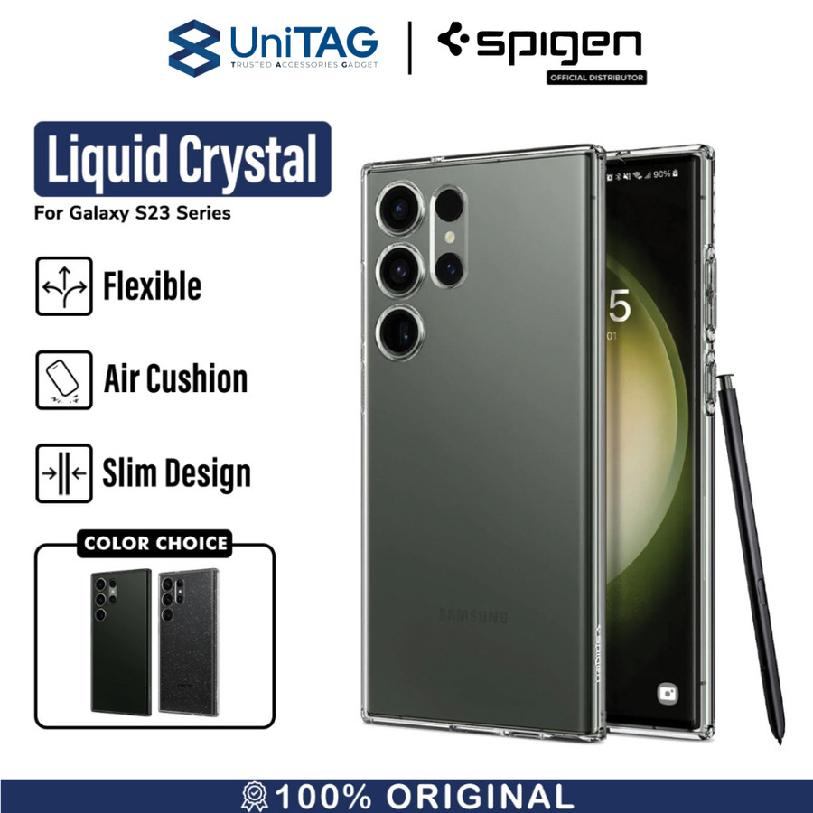 Spigen Galaxy S23 Ultra Case Liquid Crystal - Space Crystal ACS05611