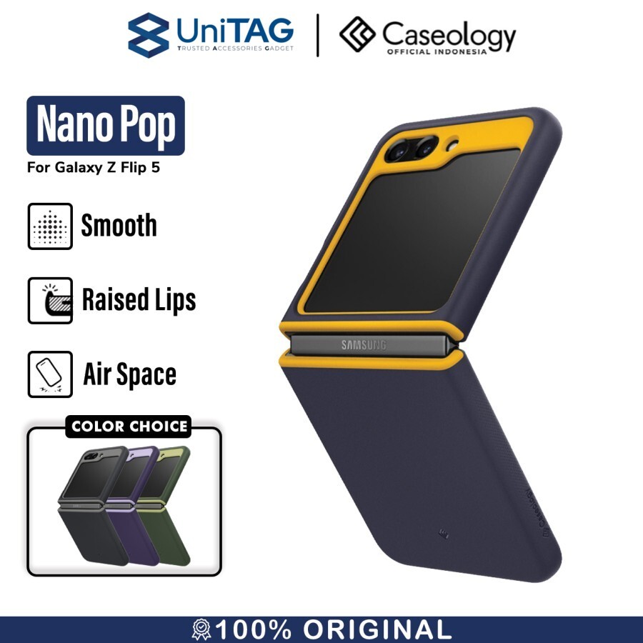 Caseology Galaxy Z Flip 5 Case Nano Pop - Blueberry Navy ACS06246