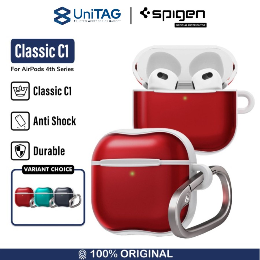 Spigen AirPods 4th Case Classic C1 - Ruby ACS08646