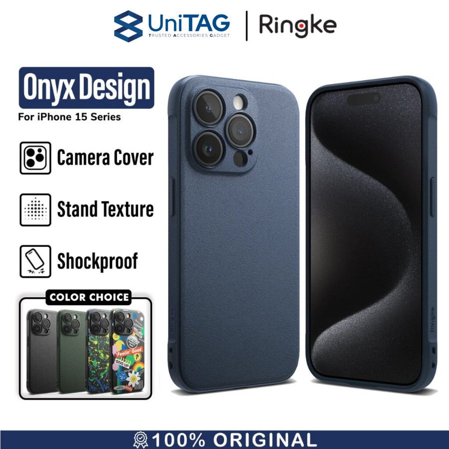 Ringke iPhone 15 Pro Case Onyx - Navy N741E63