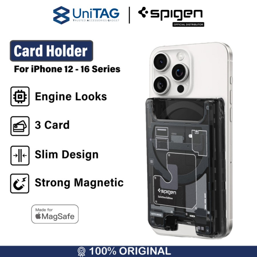 Spigen Card Holder Magsafe Ultra Hybrid Zero One - AFA07400