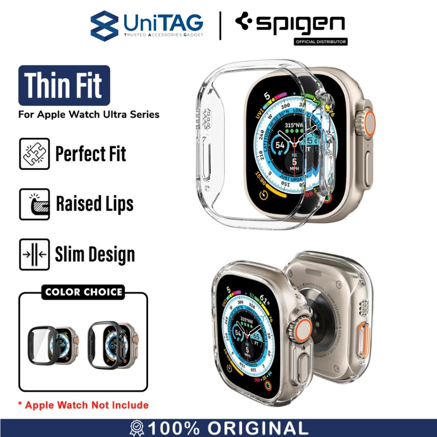 Spigen Apple Watch 49mm (Series Ultra 2 / 1) Case Thin Fit - Crystal Clear ACS05917