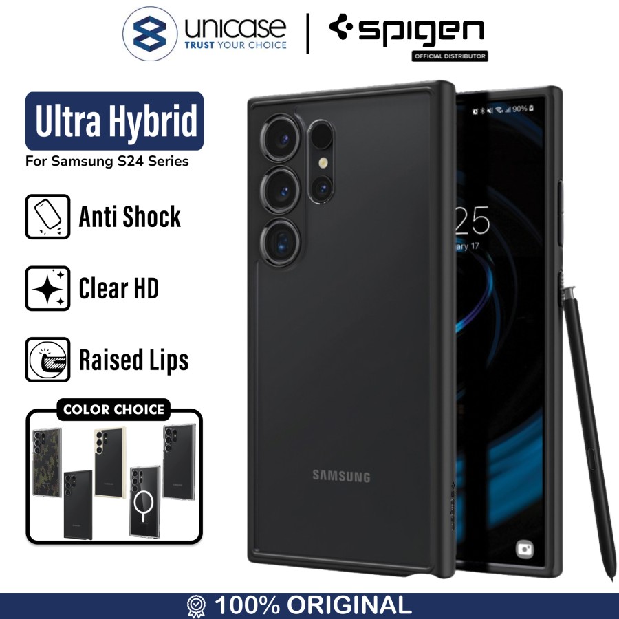 Spigen Galaxy S24 Ultra Case Ultra Hybrid - Matte Black ACS07295-1