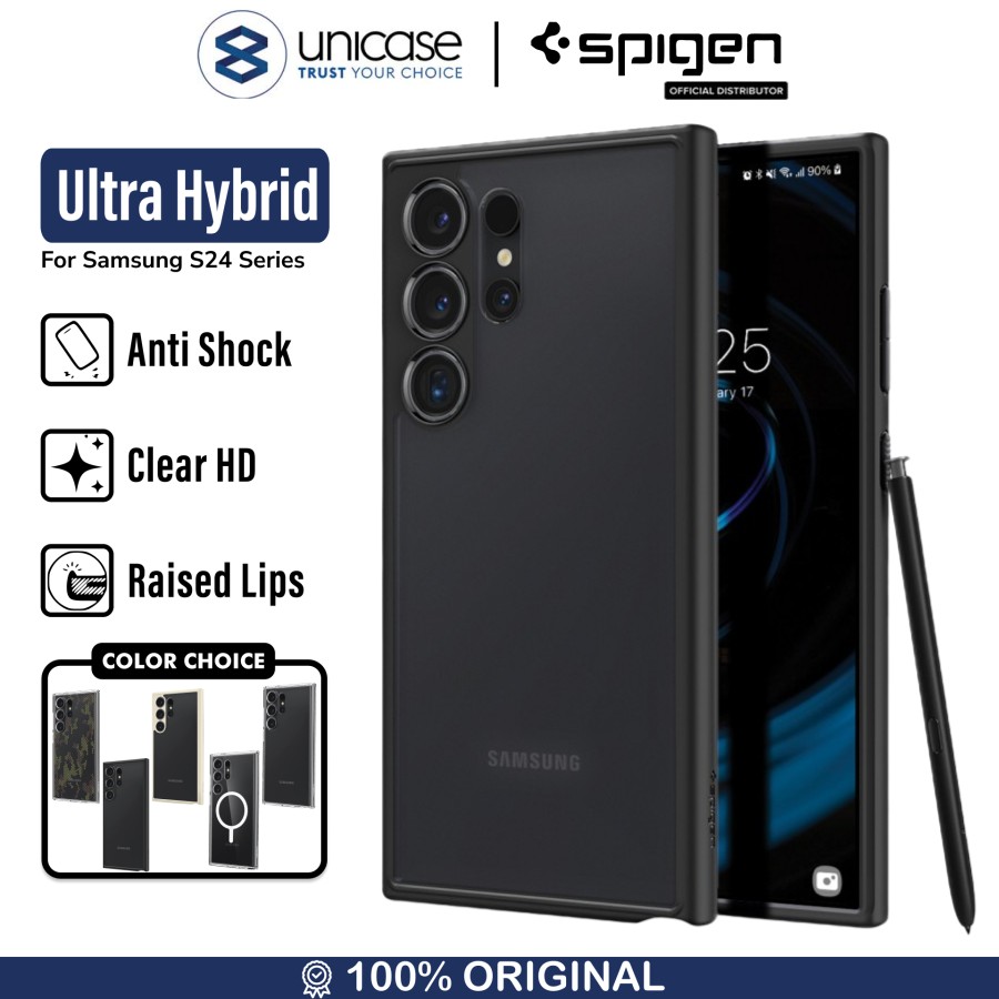 Spigen Galaxy S24 Ultra Case Ultra Hybrid - Frost Black ACS07296