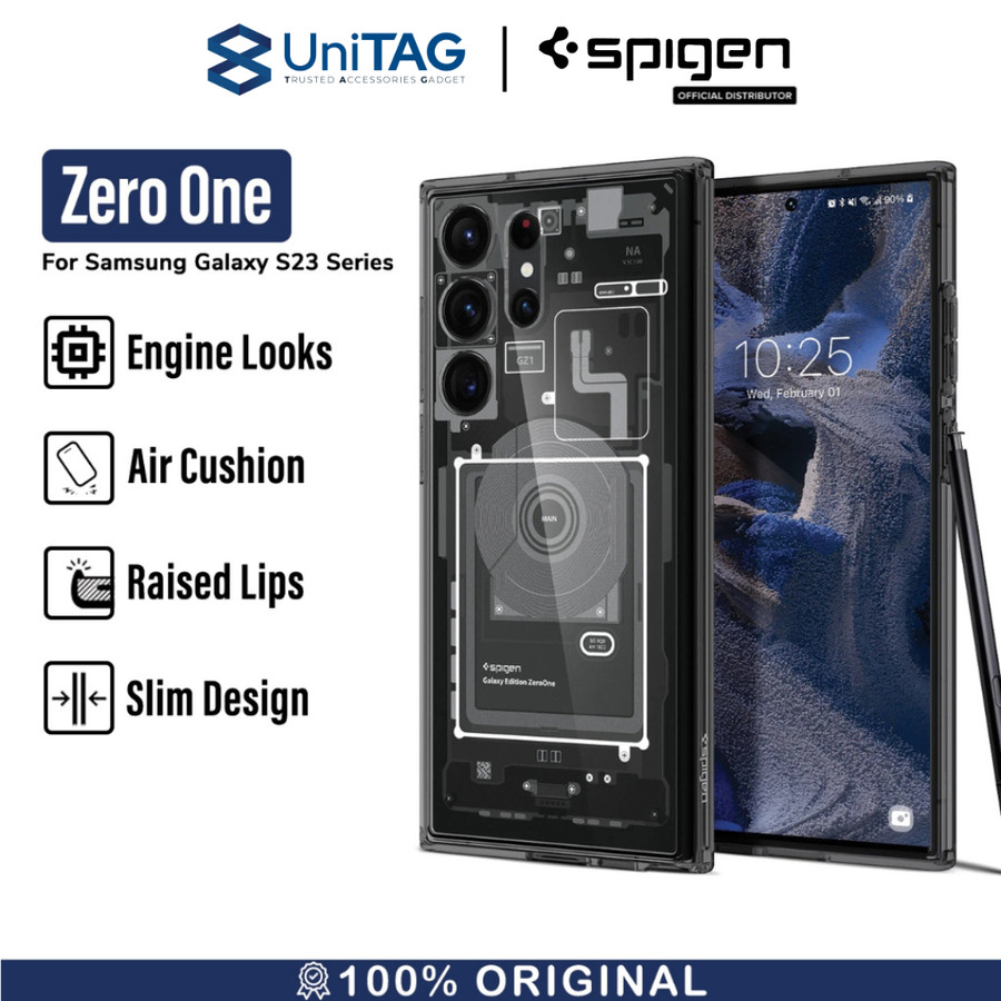 Spigen Galaxy S23 Ultra Case Ultra Hybrid Zero One ACS05620