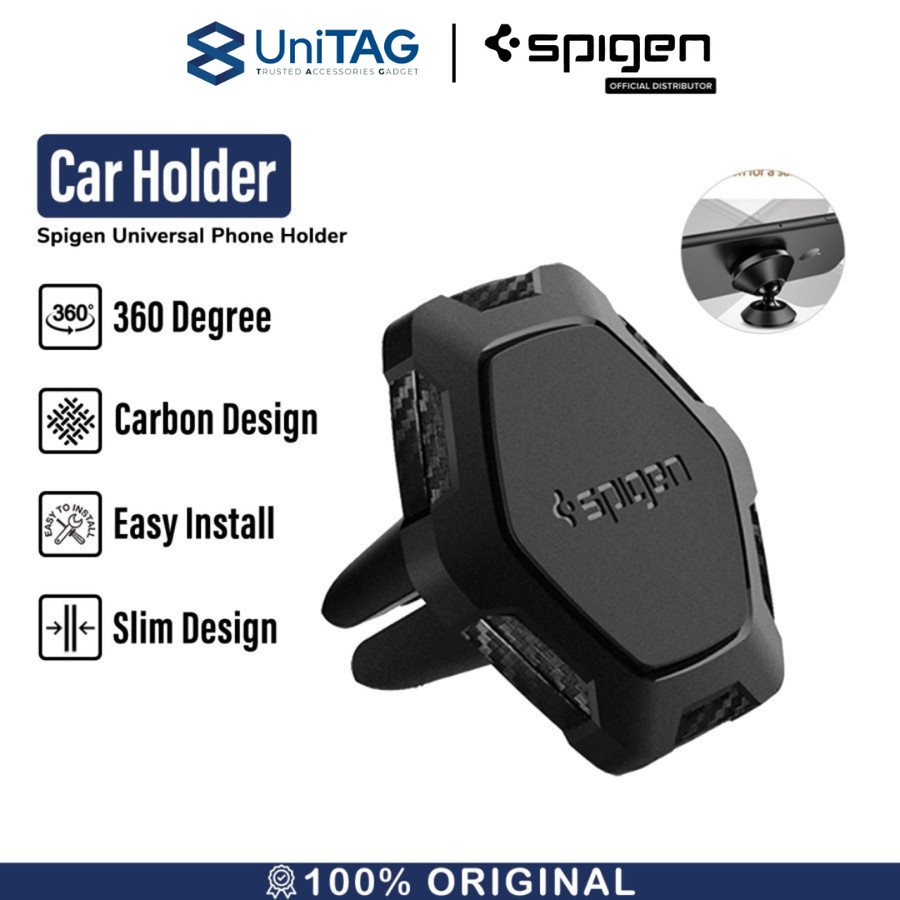 Spigen Car Holder Magnetic Air Vent / AC QS11 Air Vent Magnetic Car Mount - 000CG20879