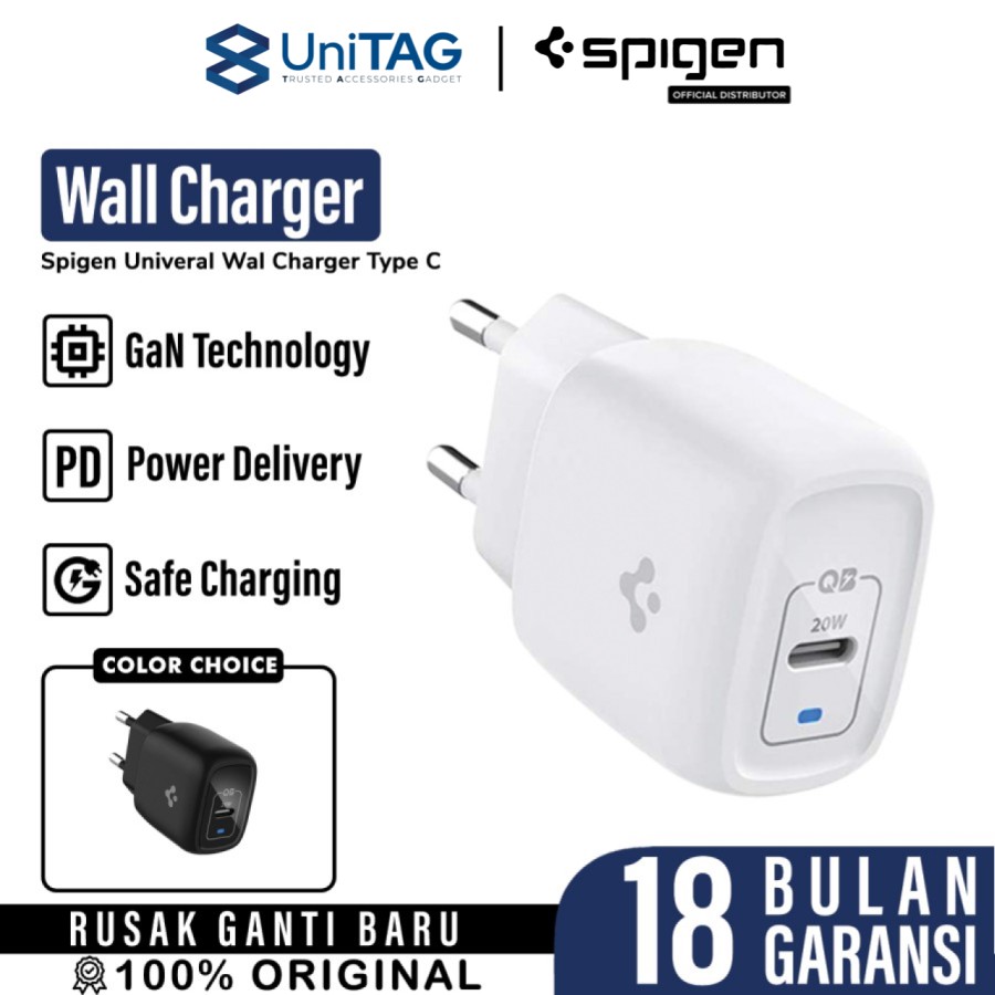 Charger Adaptor Spigen PowerArc Station Pro Type C GaN Fast Charging