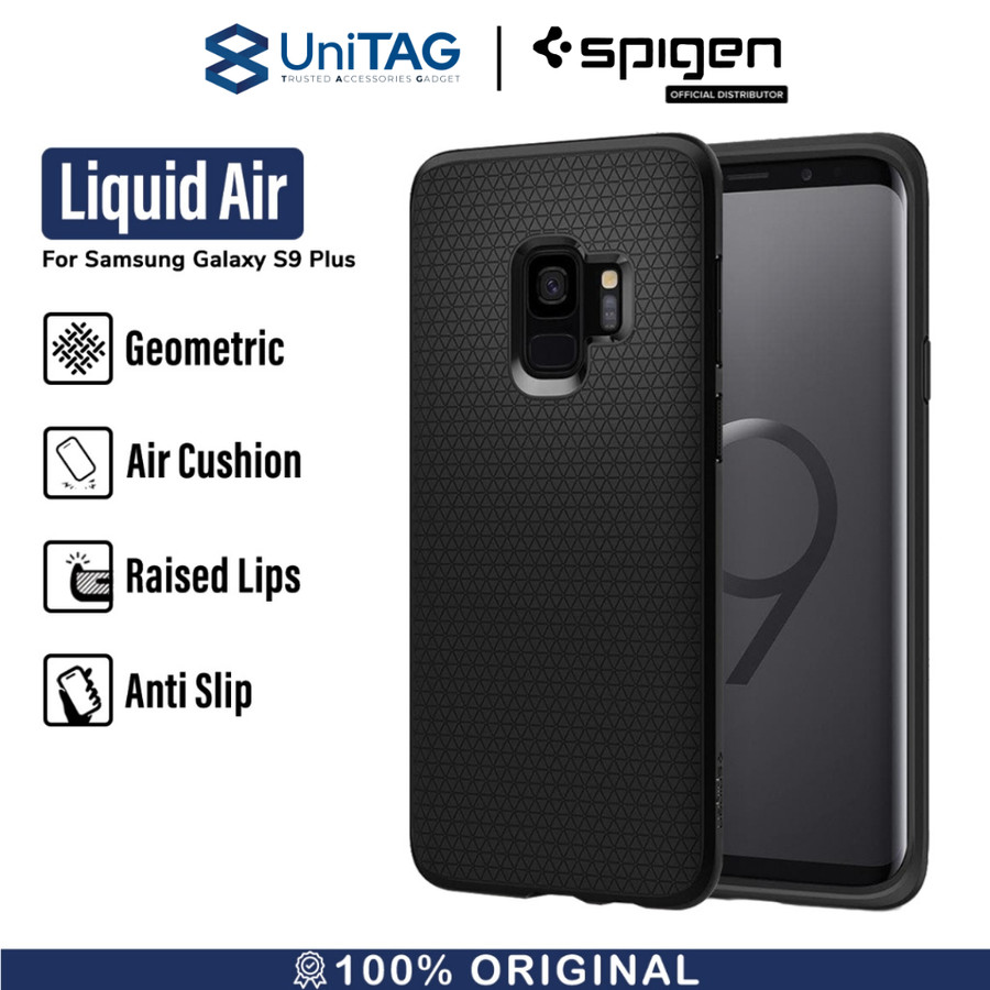 Spigen Galaxy S9 Plus Case Liquid Air - Matte Black 593CS22920