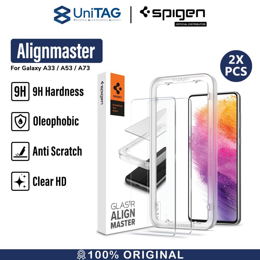 Tempered Glass Samsung Galaxy A53/A73 5G Spigen Glas tR Alignmaster HD