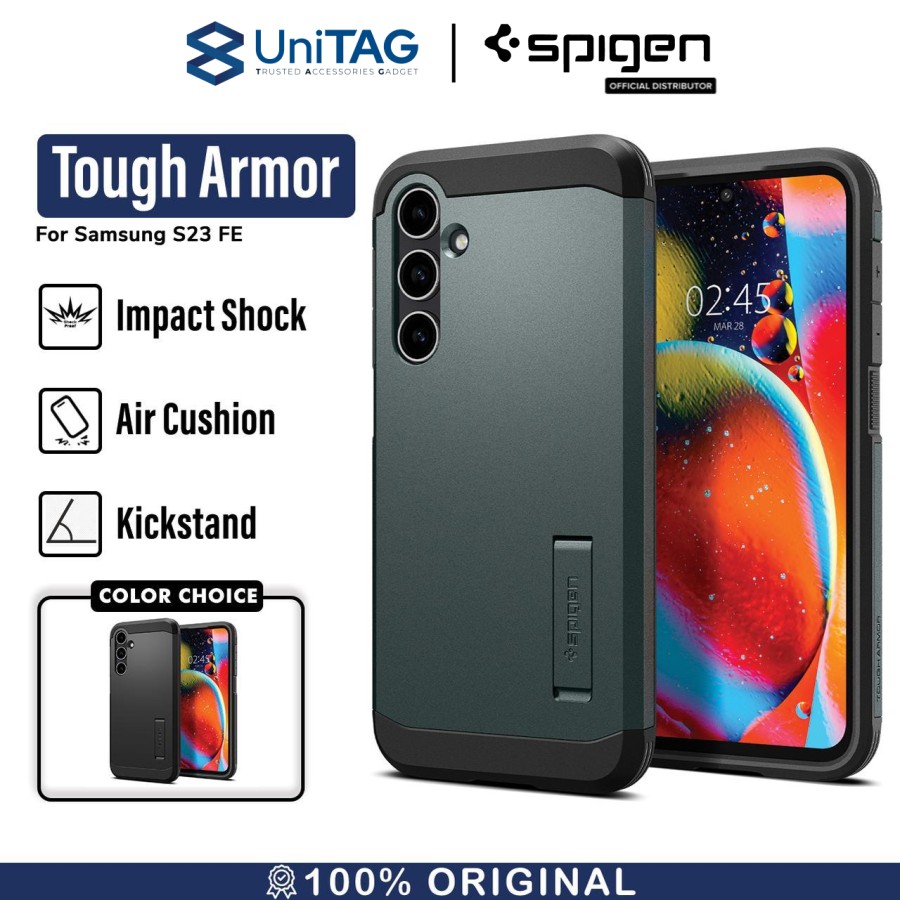 Case Samsung Galaxy S23 FE Spigen Tough Armor Shockproof Cover Casing