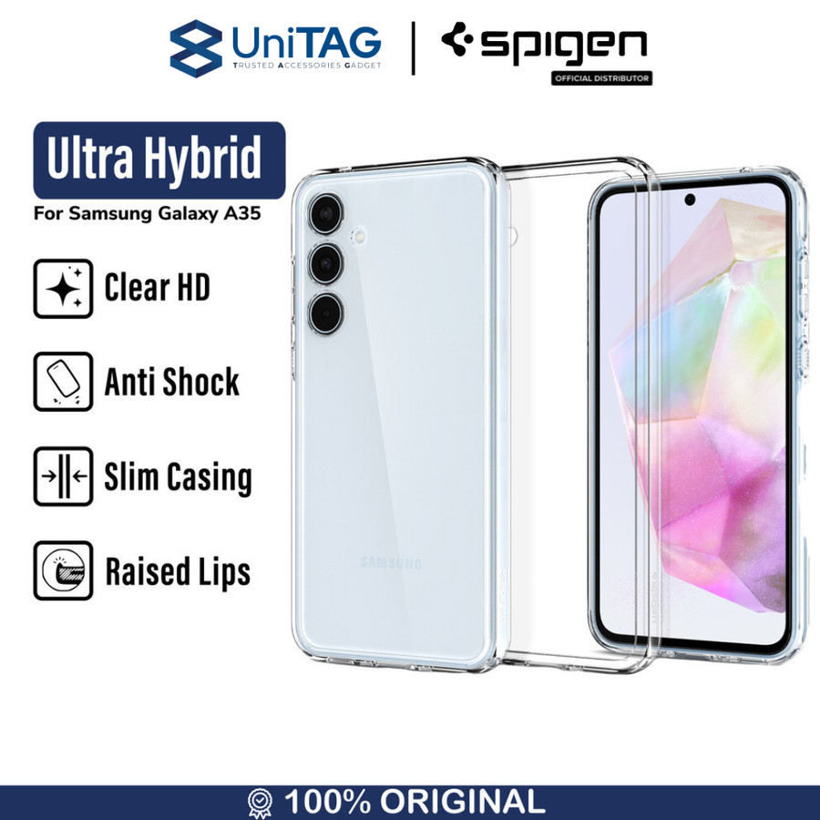 Spigen Galaxy A35 (2024) Case Ultra Hybrid - Crystal Clear ACS07523