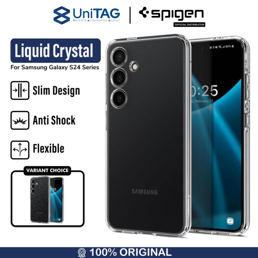 Spigen Galaxy S24 FE Case Liquid Crystal - Crystal Clear ACS08616