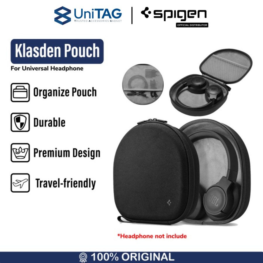 Spigen Pouch Headphone Universal Klasden - Black AFA07483