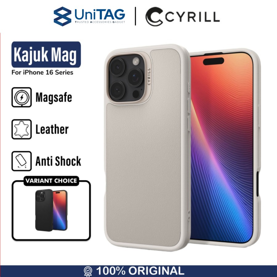 Cyrill iPhone 16 Pro Max Magsafe Case Kajuk Mag - Cream ACS08396