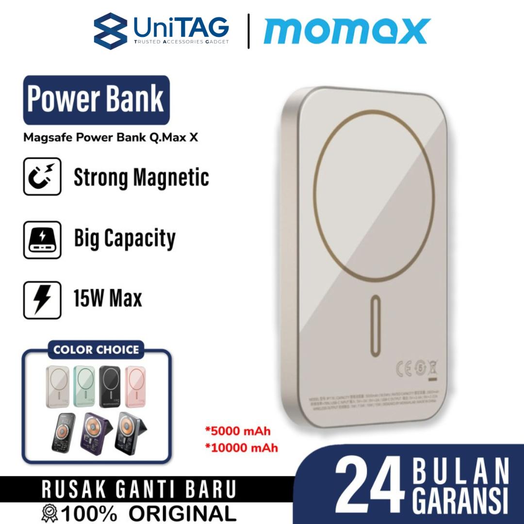 Momax Powerbank Magsafe Thin 10000mAh Q.Mag X1 Gen 2 - Sandstone IP117AL2