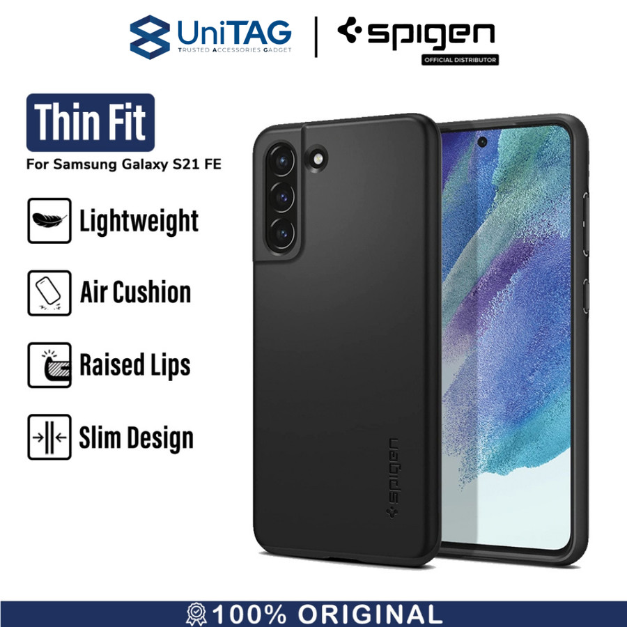 Spigen Galaxy S21 FE Case Thin Fit - Black ACS03050