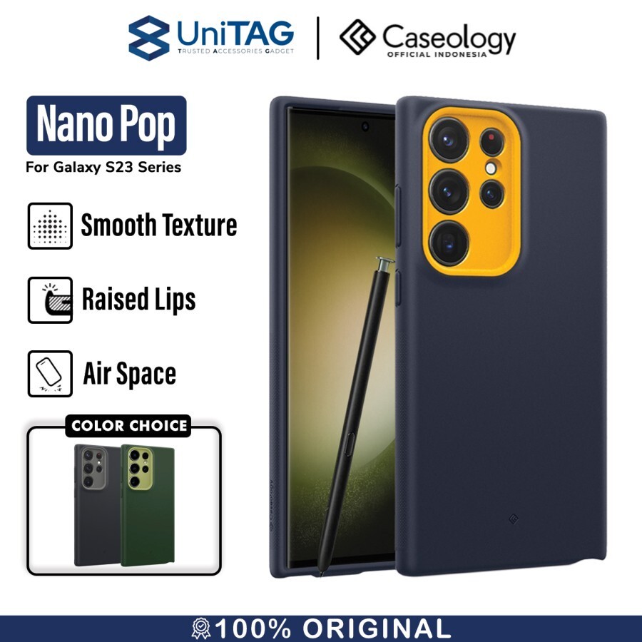 Caseology Galaxy S23 Ultra Case Nano Pop - Blueberry Navy ACS05659