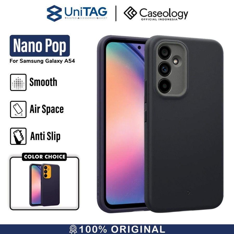 Caseology Galaxy A54 Case Nanopop - Black Sesame ACS05900