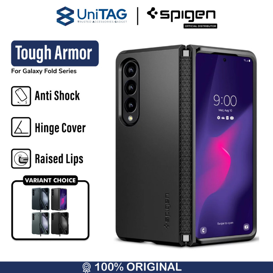 Spigen Galaxy Z Fold 3 Case Tough Armor - Black ACS03077