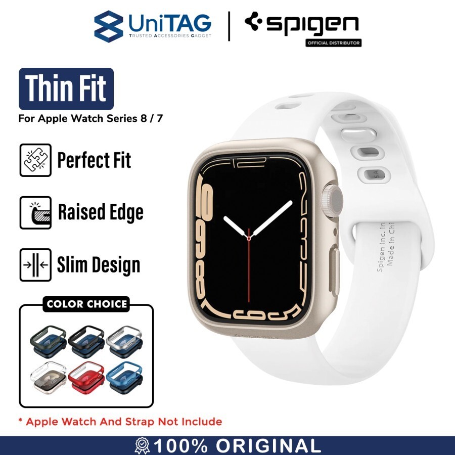 Spigen Apple Watch 41mm (Series 9 / 8 / 7) Case Thin Fit - Starlight ACS04185