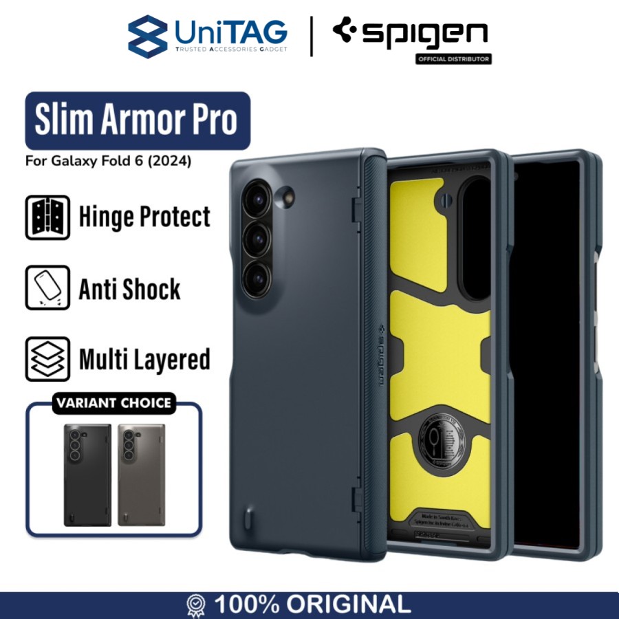Spigen Galaxy Z Fold 6 Case Slim Armor Pro - Black ACS07820-1