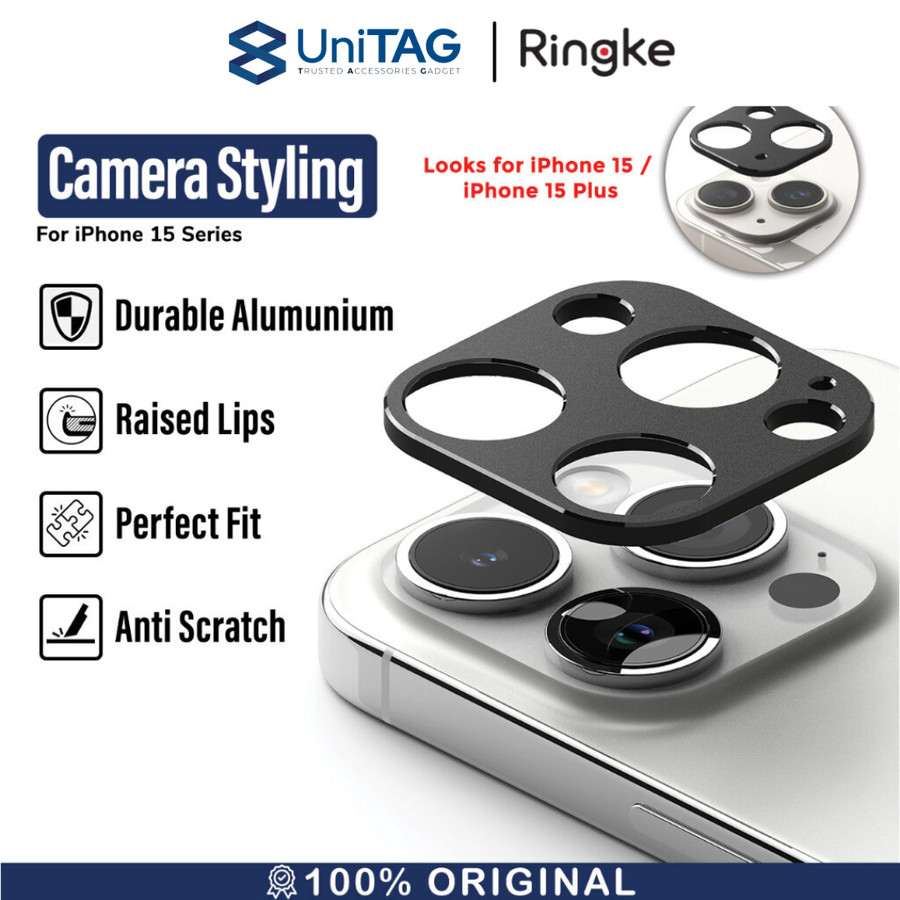 Ringke iPhone 15 Pro / 15 Pro Max Ringke Camera Styling - Black CM09585RS