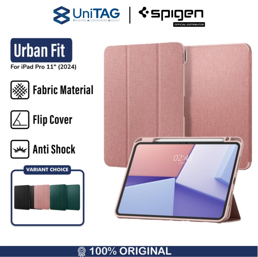 Spigen iPad Pro 11" (2025 / 2024) Case Urban Fit - Rose Gold ACS07021