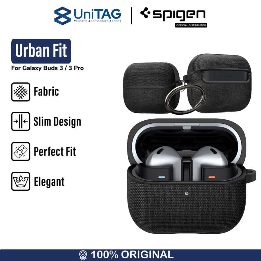 Spigen Galaxy Buds 3 FE / 3 / 3 Pro Case Urban Fit - Black ACS08333