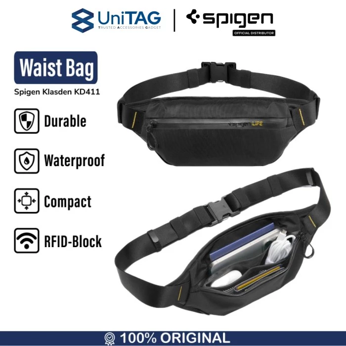 Spigen Waist Bag Klasden KD411 - Black AFA07543