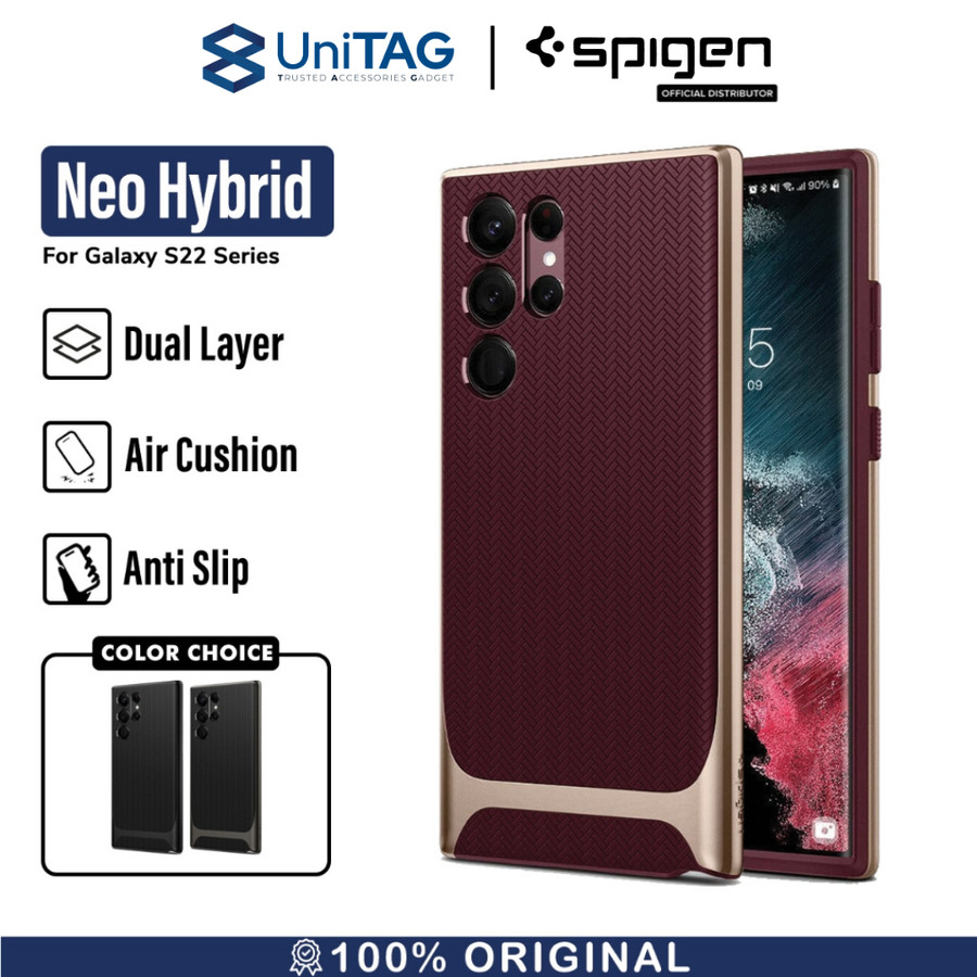 Spigen Galaxy S22 Ultra Case Neo Hybrid - Burgundy ACS04382
