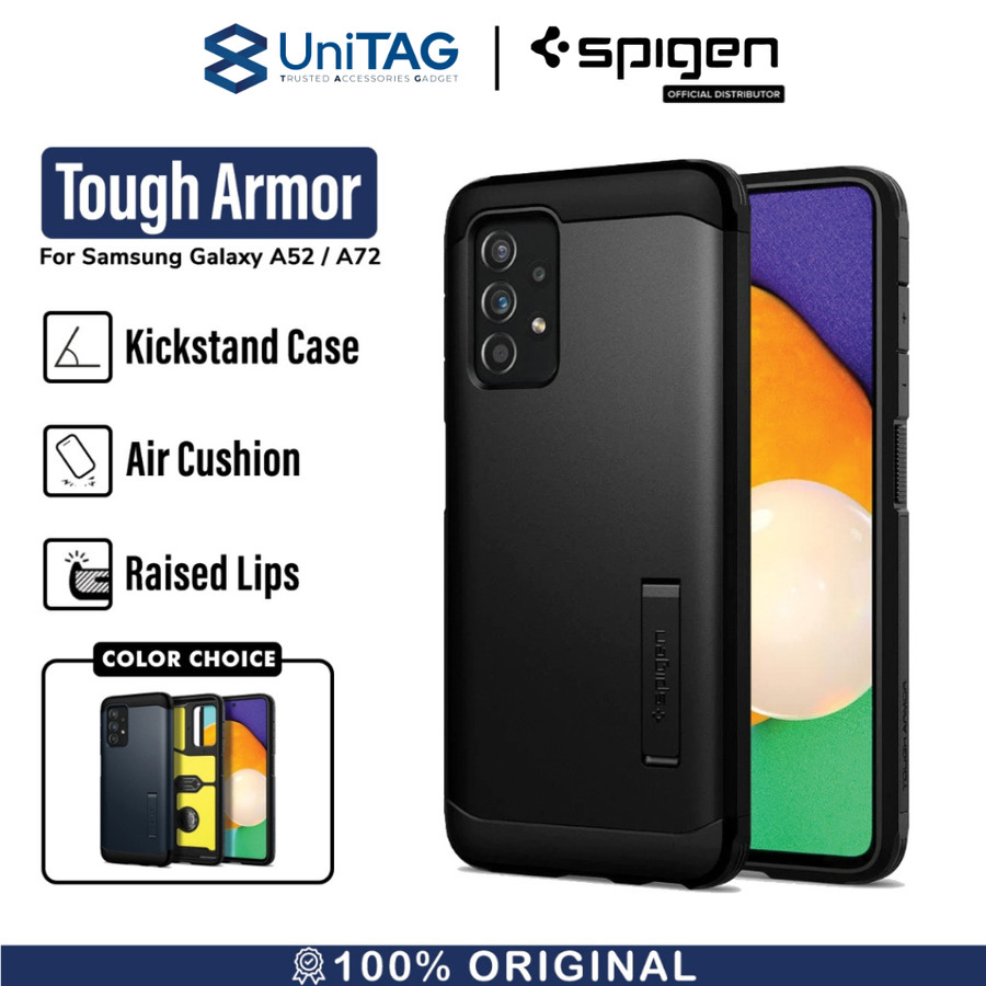 Case Samsung Galaxy A52 / A72 Spigen Tough Armor Stand Casing