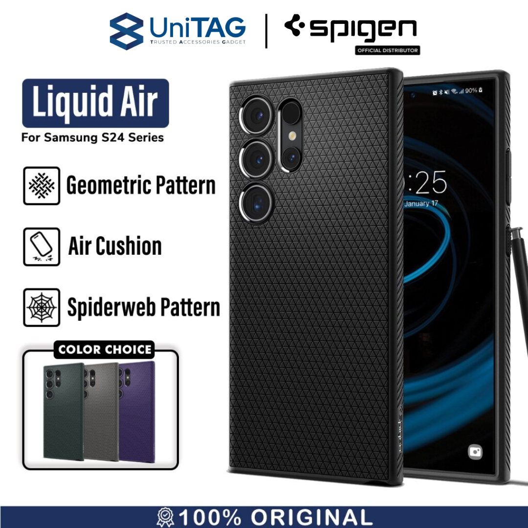 Spigen Galaxy S24 Plus Case Liquid Air - Matte Black ACS07327