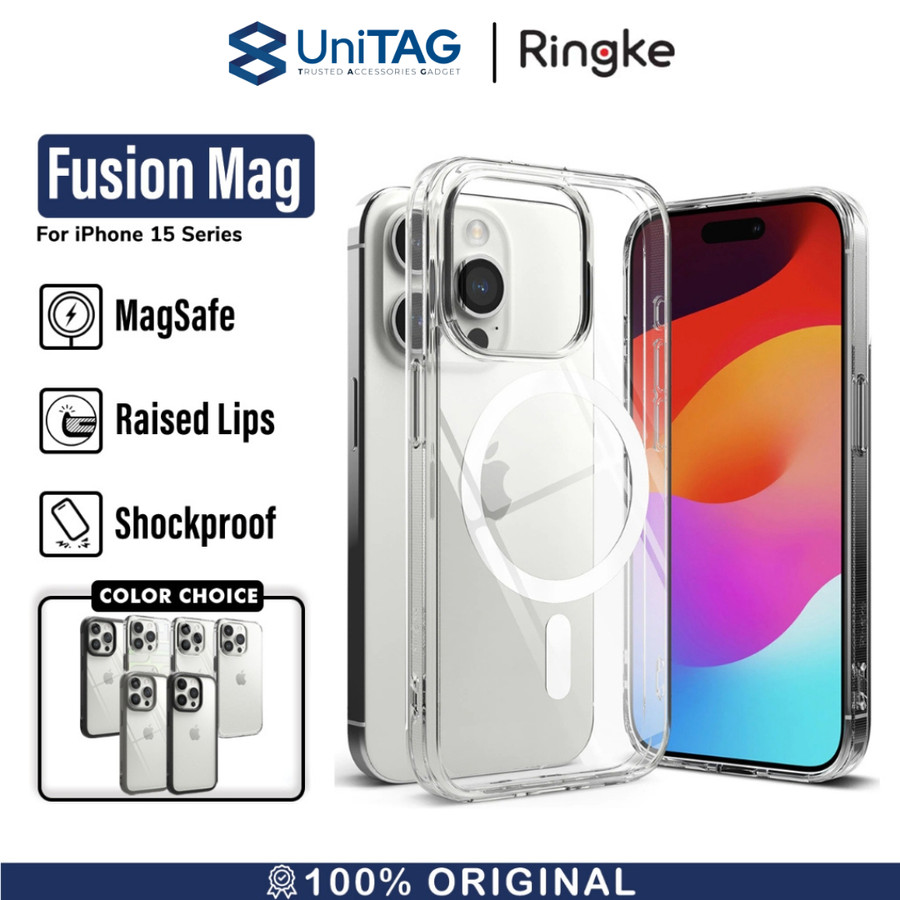 Ringke iPhone 15 Plus Case Fusion Magnetic - Clear FMG732E52