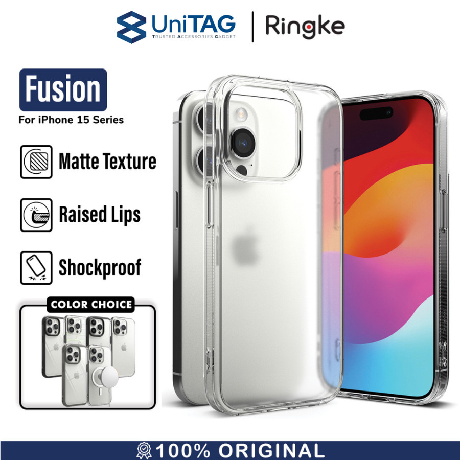 Ringke iPhone 15 Pro Case Fusion - Matte Clear FM737E52