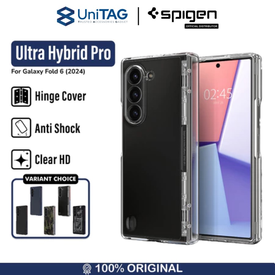 Spigen Galaxy Z Fold 6 Case Ultra Hybrid Pro - Frost Gray ACS07814
